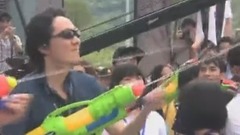 迷笛音乐节 - 张帆校长和大家一起打水仗 17/08/22