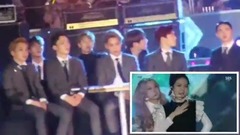 EXO,防弹少年团,BLACKPINK - EXO 防弹少年团对BLACKPINK舞台反应