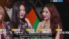 金泫雅,宣美(Wonder Girls) - SunMi Hyuna MusicBank 善美/宣美 泫雅