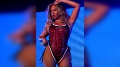 音乐短片 - 激情热舞!天后碧昂斯穿哈登球衣音乐节献唱