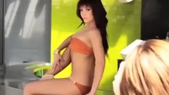 音乐短片 - 哲科娇妻狂野性感写真 迷离灯光衬托诱人身材