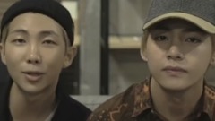 防弹少年团,V(防弹少年团),Rap Monster(防弹少年团) - 防弹少年团 金南俊 金泰亨 与 极盗车神主演 Ansel Elgort 的见面 17/09/07 【WNS中字】