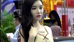 音乐短片 - 2015上海改装车展 魅惑靓模性感短裙秀美腿