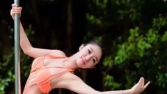音乐短片 - 钢管舞美女性感写真曝光 腿夹钢管露纤腰