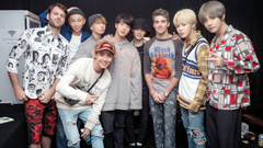 田柾国(防弹少年团),V(防弹少年团) - ThatOneBlondKid INS更新:防弹少年团 & The Chainsmokers