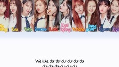 PRISTIN - WE LIKE 歌词分配