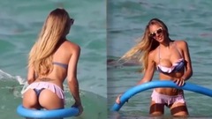 音乐短片 - 意甲超模腿夹男友激吻旁若无人 巨波翘臀超惹火