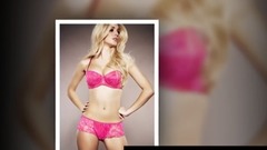 音乐短片 - 英超女神俏皮内衣秀 嫩白肤脂蕾丝令人醉