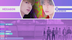 防弹少年团 - DNA主打歌曲 防弹少年团成员分配部分对比 17/09/18