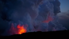 风景,音乐短片,轻音乐,乐动城市 - 火山爆发的壮观景象