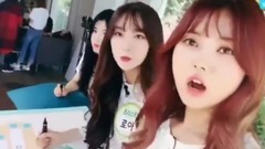 林娜荣(PRISTIN),磪有情(I.O.I) - 佛佛在V直播上与有情互动cut