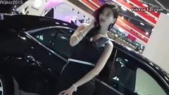 音乐短片 - 2015韩国车展 性感大波美女车模
