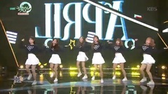 April(韩国) - 170922 [Music Bank] APRIL - TTING