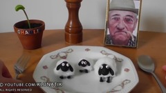 音乐短片 - Eating baby SHEEP!! Kluna Tik Dinner #84 ASMR eating sounds no talk