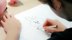 防弹少年团,田柾国(防弹少年团),V(防弹少年团) - This Is How BT21 Begins预告防弹少年团亲自画的卡通表情