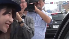 AKB48,STU48 - 170920 山陽新聞 STU48メンバーが一日署長 岡山中央署で