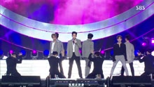 B.A.P - B.A.P - HONEYMOON - SBS人气歌谣 现场版 17/10/02