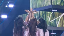 GFriend - GFriend - Summer Rain - SBS人气歌谣 现场版 17/10/02