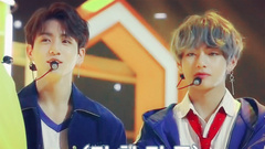 防弹少年团,田柾国(防弹少年团),V(防弹少年团) - 防弹少年团 Show Champion后台花絮采访