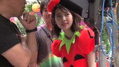 AKB48,岛崎遥香 - 島崎遥香,キュートなかぼちゃコスプレ 役所広司も"違和感ない" "ハロウィンジャンボ宝くじ""ハロウィンジャンボミニ" 新テレビCMが公開