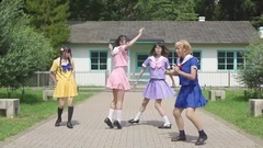 DANCEROID - [りりあにゃん x やっこ x まなこ x おきみや.]学園インビジブル[踊ってみた] 13/09/15