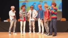 防弹少年团 - 明洞签售会 防弹少年团 平底锅游戏 17/09/30 (cr.RMonster24)