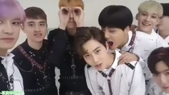 EXO,EXO-K - SMT in Tokyo 后台一位感言 中文字幕 (百度EXOK吧中字)