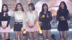 Apink - 韩国音乐节结束部分 饭拍版 17/10/01