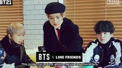 防弹少年团,田柾国(防弹少年团),V(防弹少年团) - BT21幕后拍摄花絮预告片 防弹少年团