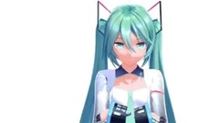 初音未来,VOCALOID家族 - 【MMD】新YYB模型颜艺测试