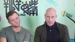 欧美群星,Taron Egerton - <王牌特工2>蛋蛋魔性笑声回击毒评,马强获封最性感光头