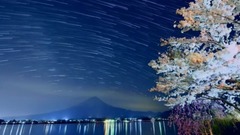 风景,音乐短片,轻音乐,乐动城市 - 樱花与富士山昼夜的唯美景色