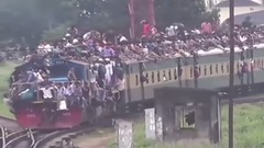 印度火车超载
