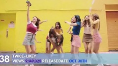 金泫雅,宣美(Wonder Girls),GFriend,TWICE,BLACKPINK - [TOP 50] K-POP女团和女艺人2017年MV油管播放量排行截至10月31日