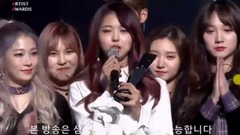 PRISTIN - 最佳新人奖受赏及感言