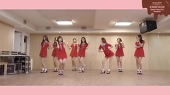 舞蹈视频,gugudan - Chococo (练习室编舞检调) 17/11/26