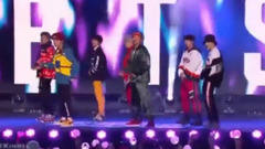 防弹少年团 - Mic Drop Steve Aoki Remix - Jimmy Kimmel Live现场版 17/11/30