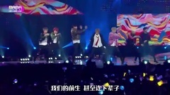 防弹少年团,田柾国(防弹少年团),V(防弹少年团),JIMIN(防弹少年团),Rap Monster(防弹少年团) - DNA - 2017MAMA in Hong Kong现场版 中文字幕 17/12/01 (情绪化字幕组)