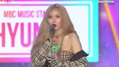 金泫雅,韩国群星,EXO,TWICE - MBC Music Star赏 泫雅获奖cut