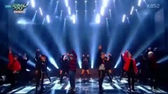 B.A.P - MOONDANCE&Hands Up - KBS音乐银行现场版 17/12/15