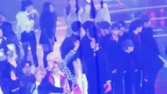 防弹少年团,田柾国(防弹少年团),V(防弹少年团),JIMIN(防弹少年团),WANNA·ONE - SBS歌谣大战 reaction wanna one