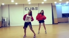 崔有真(CLC),张丞延(CLC) - 两人在舞蹈室练习Wondergirls,MISSA,SISTAR,KARA的歌曲