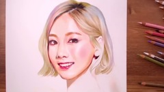 少女时代,太妍(少女时代) - 新年第一弹油管大神饭绘泰妍视频一则