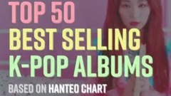 韩国群星,少女时代,EXO,防弹少年团,Red Velvet,WANNA·ONE - 【TOP 50】Hanteo Chart韩国歌曲专辑销量年末盘点(2017年)