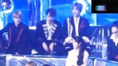 IU,防弹少年团,JIMIN(防弹少年团),姜丹尼尔(WANNA ONE),WANNA·ONE - IU,WANNA ONE对防弹少年团 春日 表演的反应