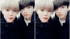 田柾国(防弹少年团),防弹少年团 - JIMIN推特更新:下雪了柾国 18/01/09