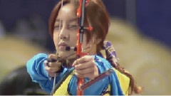 Kara - MBC 春节特辑 偶像明星田径射箭运动会 KARA Cut