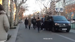 EXO - EXO In Barcelona Leaving The Hotel