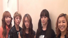 f(x) - K-POP 'Girls In Love' Live In HK 2011 Message To Fans!
