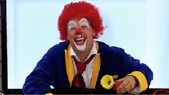 音乐短片,搞笑音乐 - Scary Clown In A Real 3D TV Prank